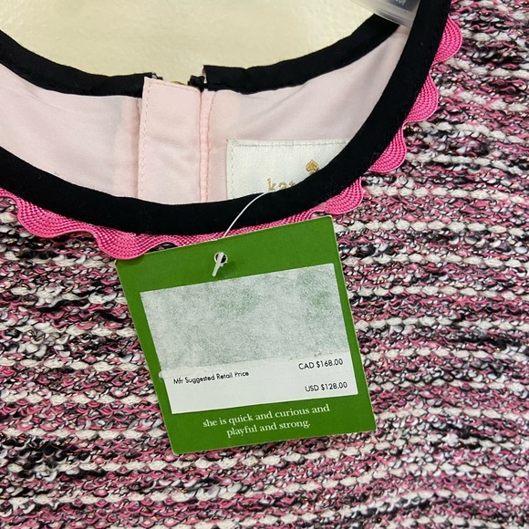 Girl’s Kate Spade Tweed Dress - Picture 6 of 6